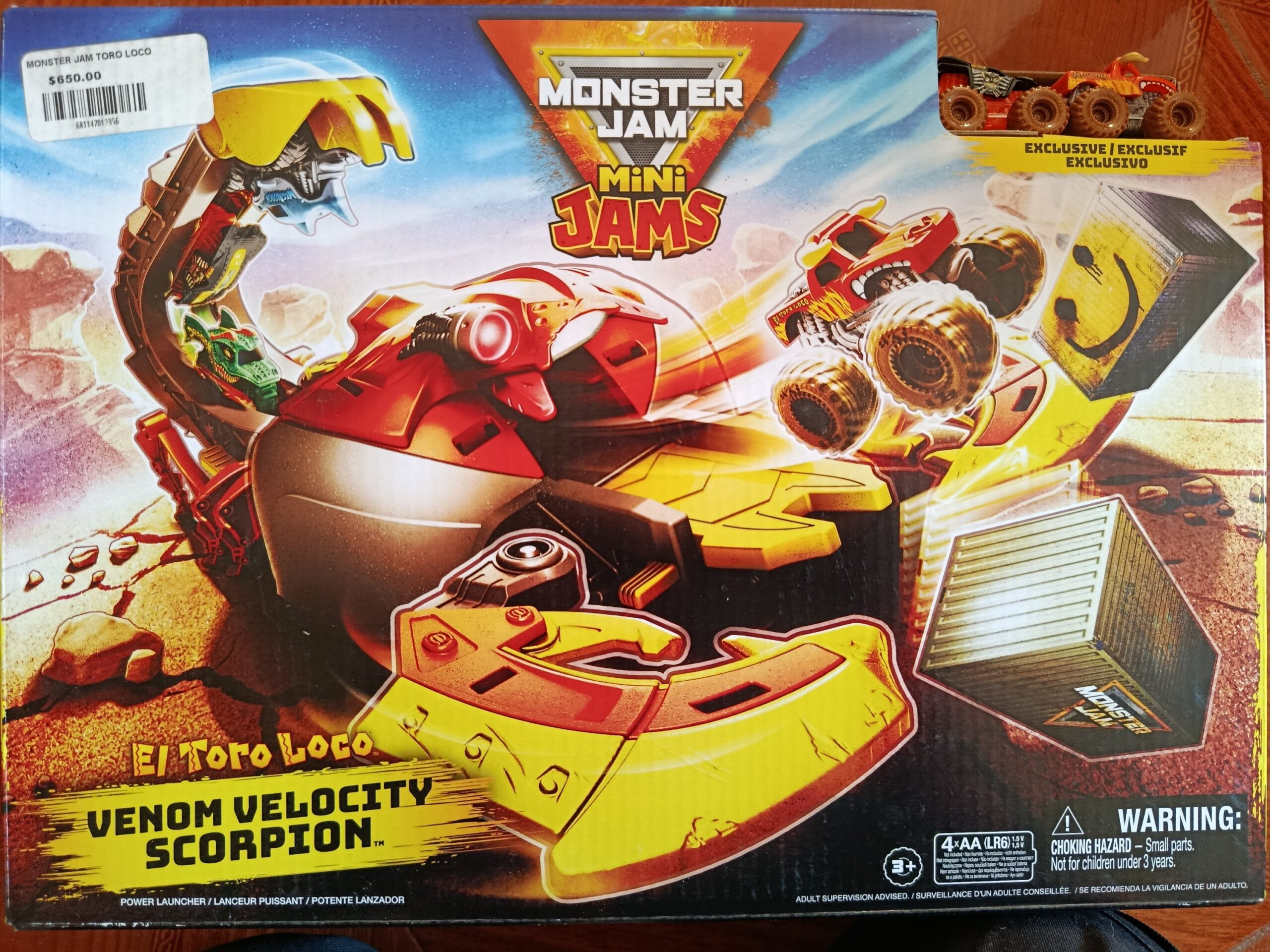 Pista Monster Jam Venom Velocity Scorpion