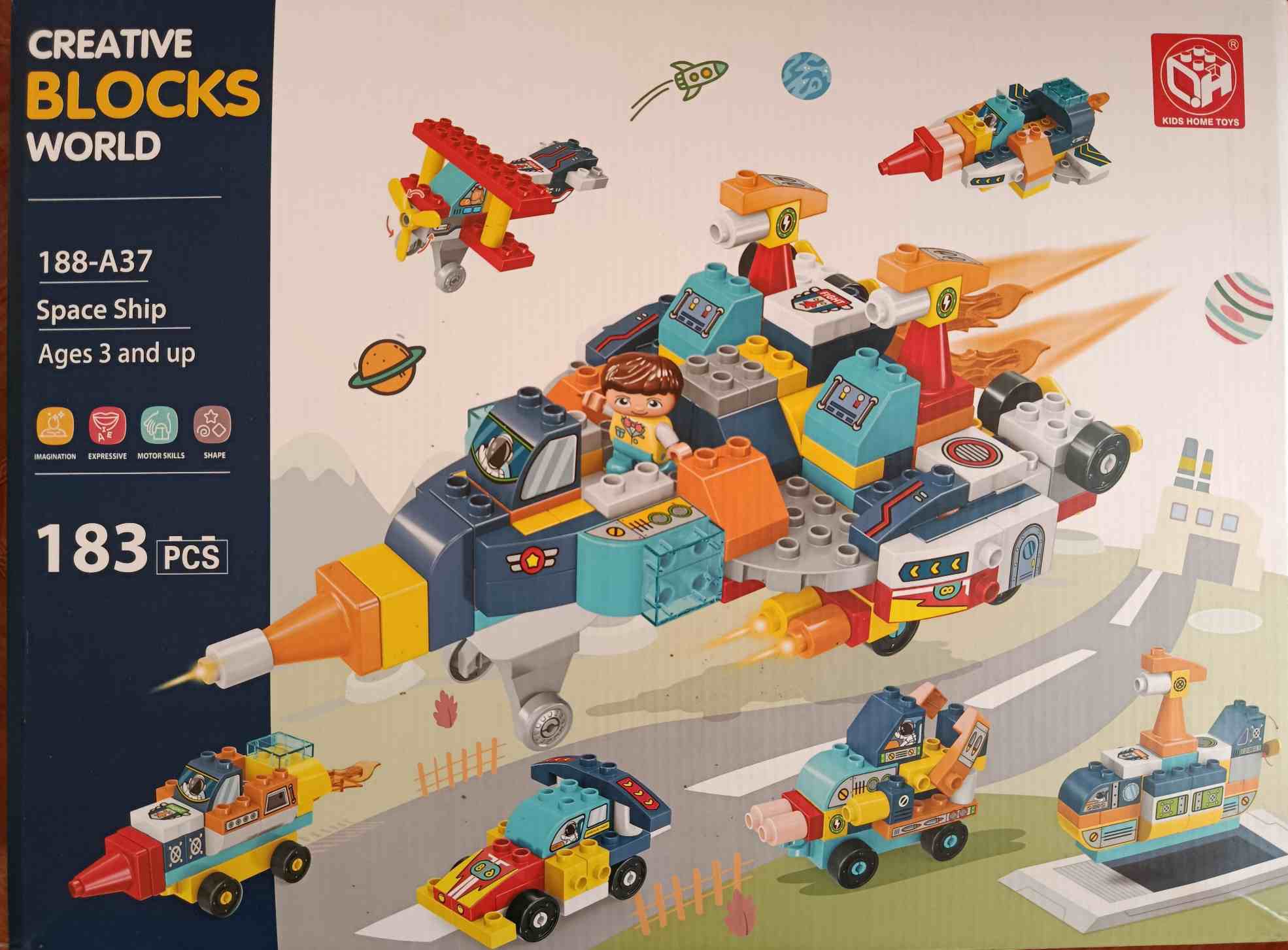 Nave espacial armable Creative Blocks Worls