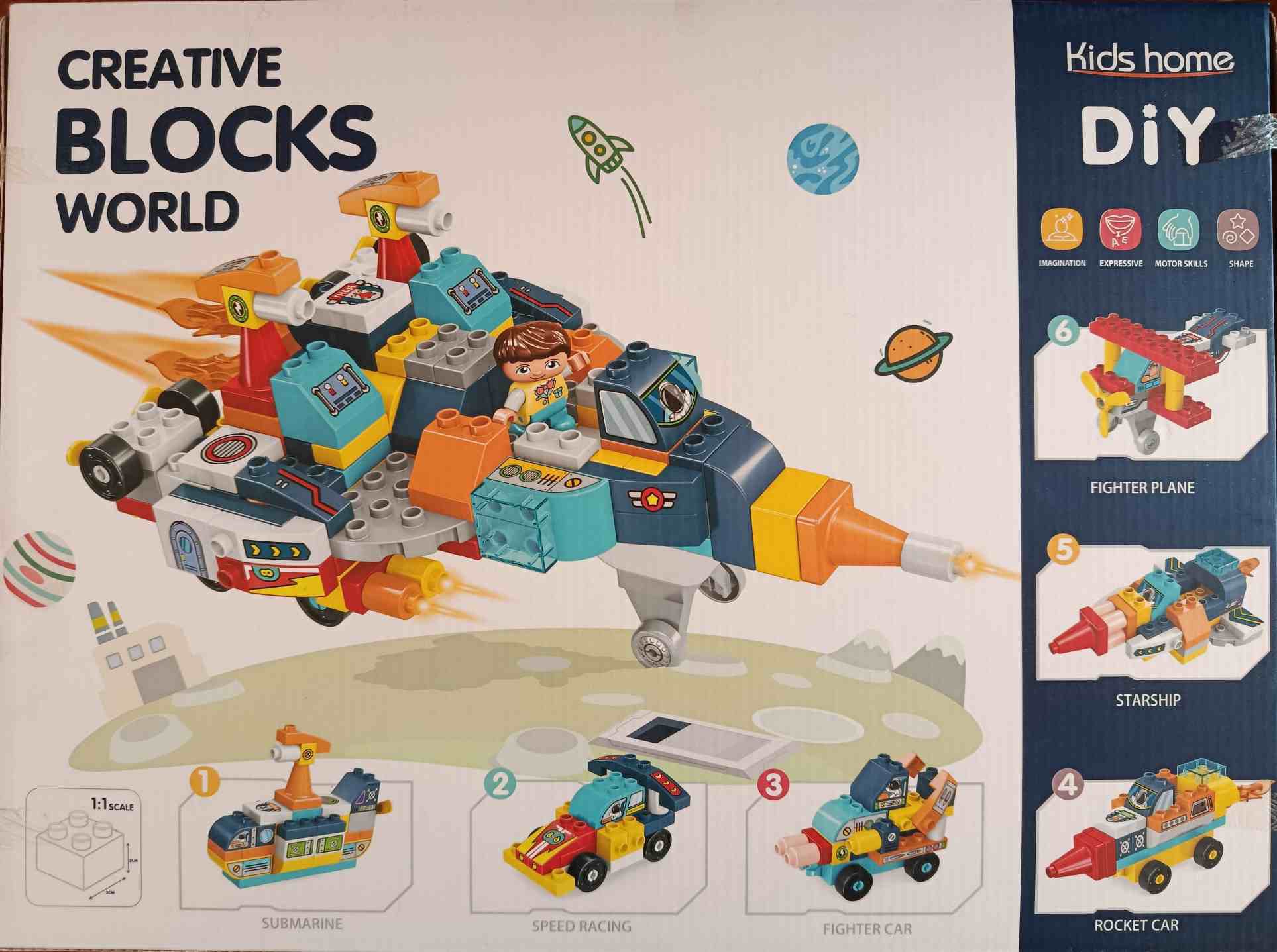 Nave espacial armable Creative Blocks Worls