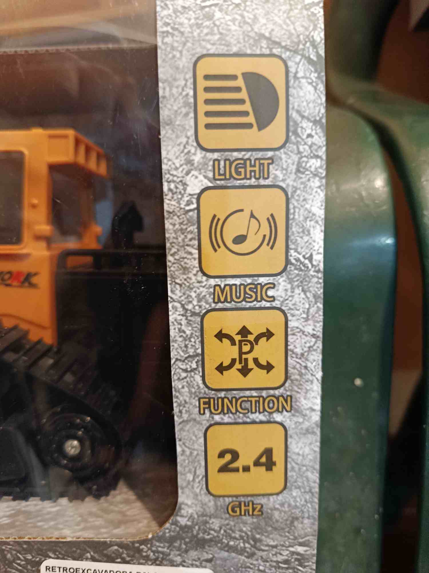 Máquina con garra, juguete a control remoto