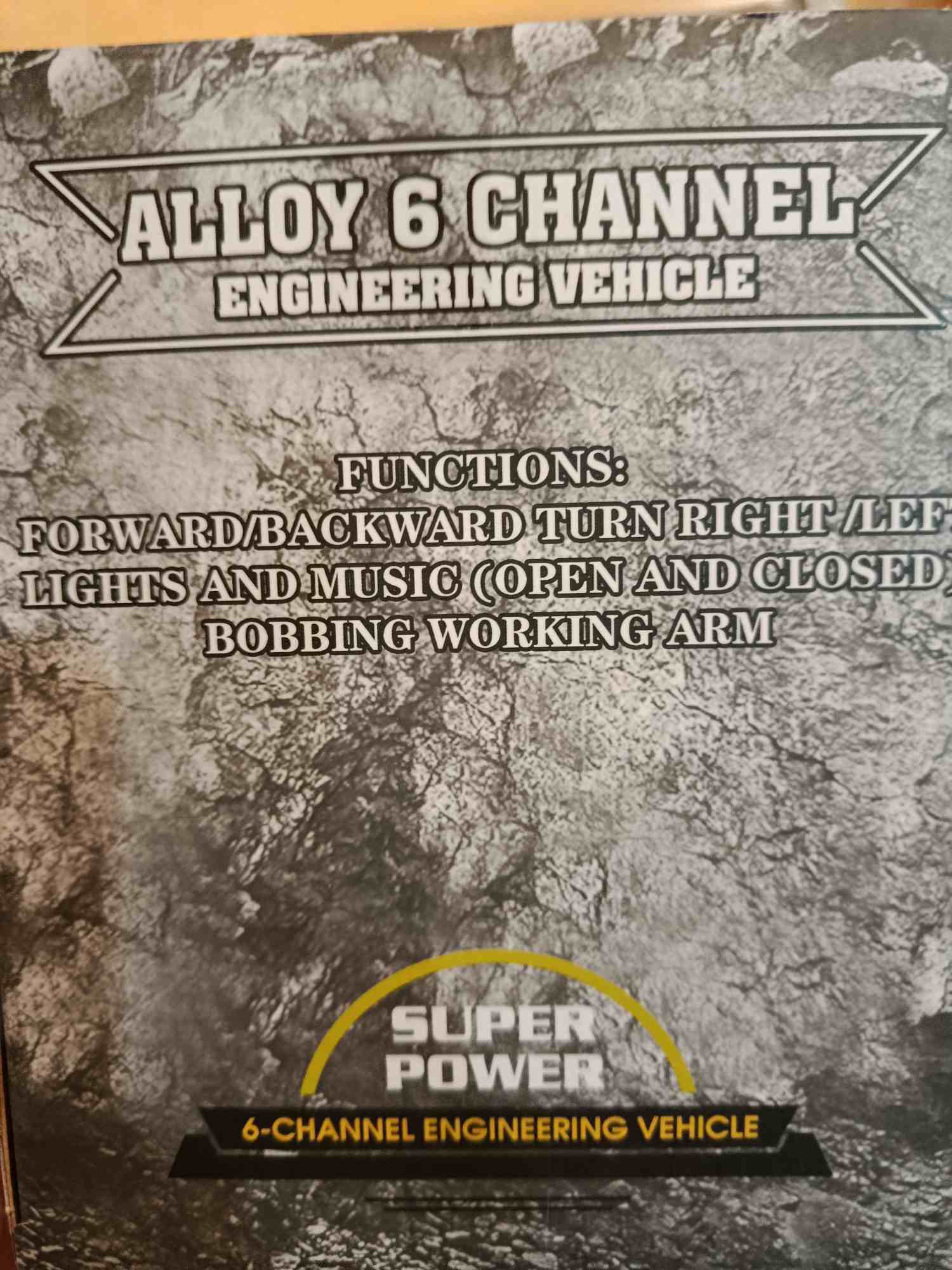 Máquina con garra, juguete a control remoto