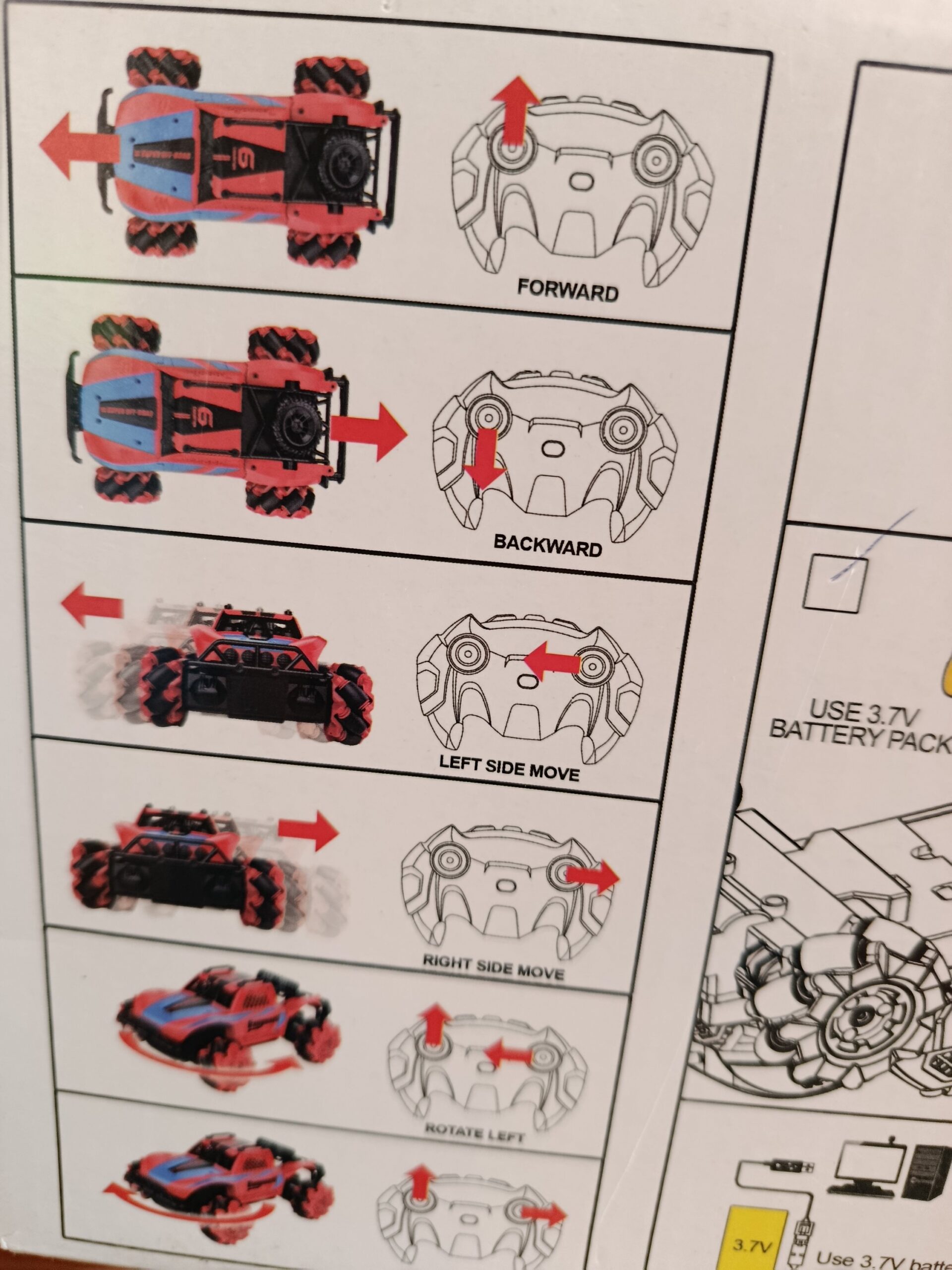 Coche a control remoto STUNT MAX